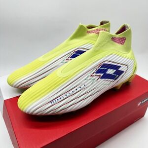 Lotto Solista 100 Gravity FG Shoes Mens Size 9 Yellow Superleggera Cleats 220556